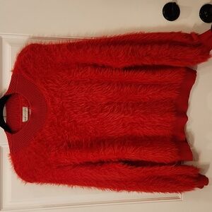 Red soft sweater